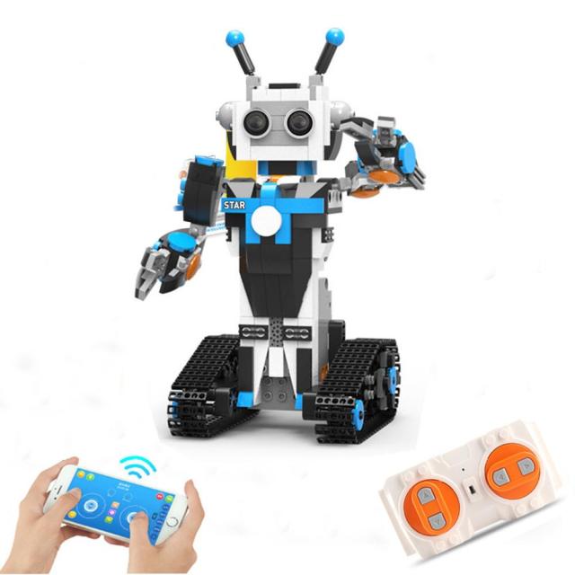 Technic Robot Boost Science and Education Dual Remote Control Programmable Educational Toy Intelligent Program Building Blocks baby magazin 