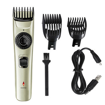 USB Rechargeable Electric Hair Clipper Trimmer Shaver Waterproof Adjustable Limit Comb baby magazin 