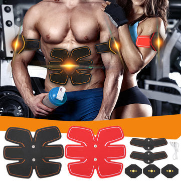 Unisex Abdominal Toning Arm Muscle Stimulator Belt EMS Training Body Exercise Trainer Toner ABS Fitness Set baby magazin 