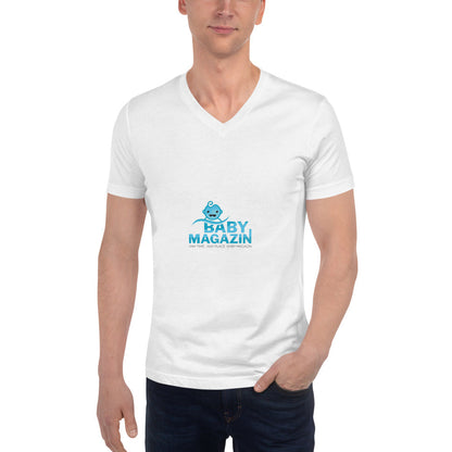 Unisex Short Sleeve V-Neck T-Shirt baby magazin 