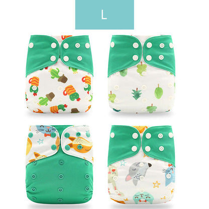 Washable Eco-friendly Cloth Diaper Ecological Adjustable Nappy Reusable Diaper baby magazin 