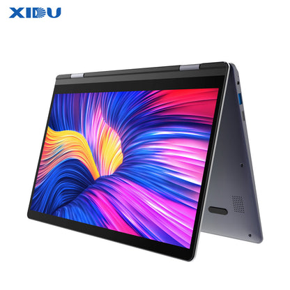Wholesale 14.1 inch laptop Atom E3950 quad core 360 degree touch screen flip computer used laptop baby magazin 