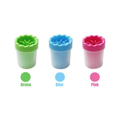 Wholesale Portable Pet Dog Foot Washing Cup Small Size Silicone Pet Dog Paw Feet Cleaner baby magazin 