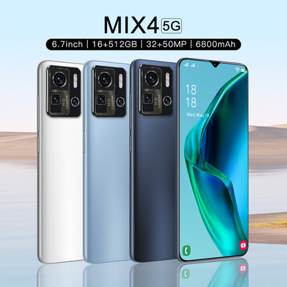 Xiaom mi Mix4 Smartphone 16GB+512GB Full Screen Mobile Phone Finger/Face Unlock Cellphone baby magazin 