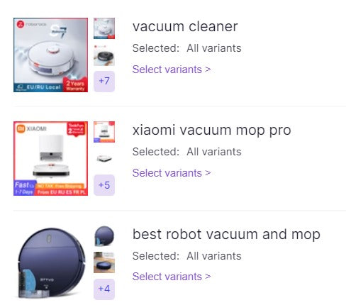vacuum cleaners - baby magazin