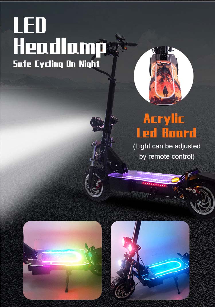free shipping Eu Warehouse 11 inch High Speed  Dual Motor 2 Wheel Folding 5600w Electric Scooters For Adult baby magazin 