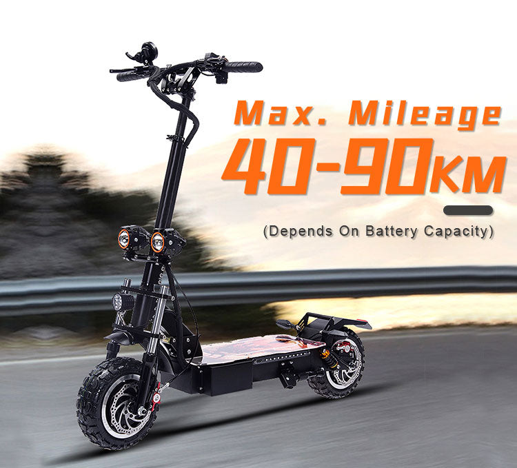 free shipping Eu Warehouse 11 inch High Speed  Dual Motor 2 Wheel Folding 5600w Electric Scooters For Adult baby magazin 