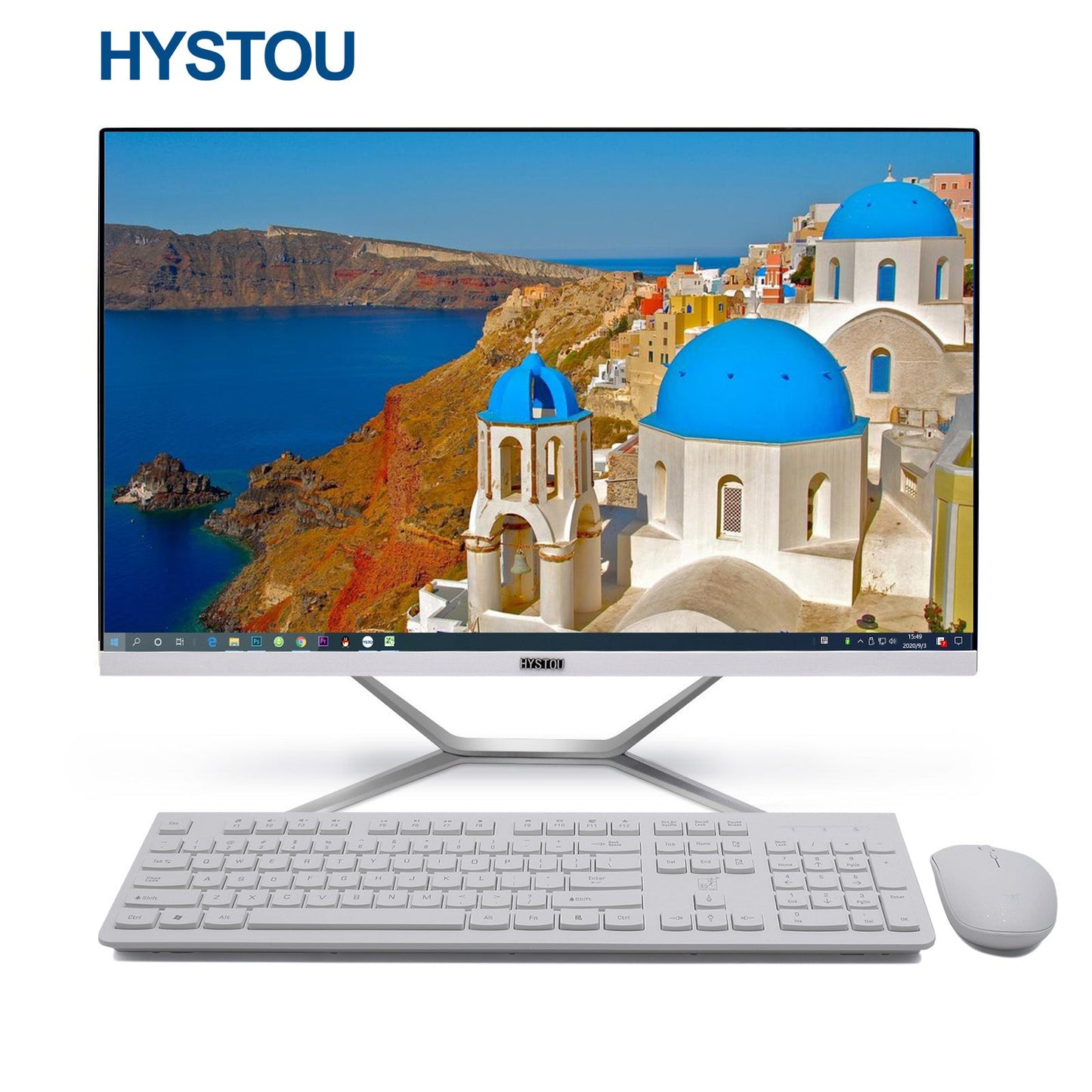 hystou 9th Gaming PC All-in-One Desktop PC Intel i5-9400F for Home Gaming Office work baby magazin 
