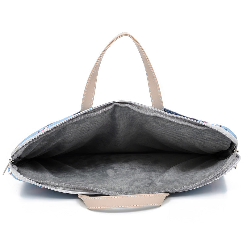 wholesale high quality fashion lightweight shoulder sleeve laptop bag baby magazin 