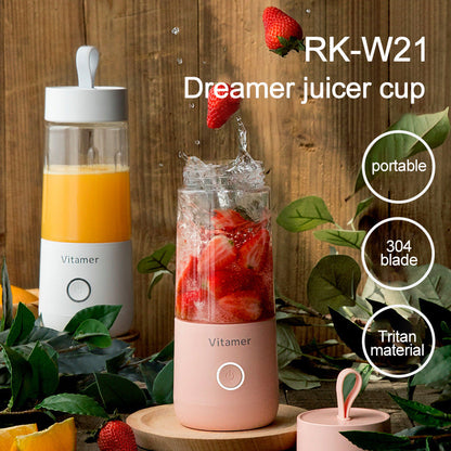 wholesale home appliance 350ml portable rechargeable juicer mixer fruit 2019/juicer shenzhen/portable juice blender baby magazin 