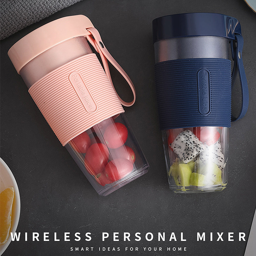 wholesale home appliance 400ml portable rechargeable juicer mixer fruit cup 2021/juicer shenzhen/portable blender juicer baby magazin 
