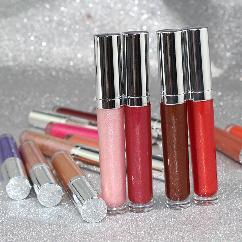 wholesale  make your own lip gloss vendor shiny lipgloss private label clear lip gloss set baby magazin 
